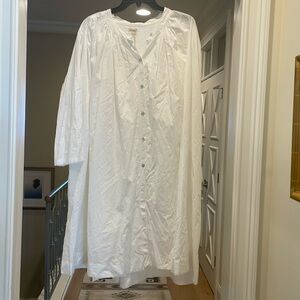 megby designs | Dresses | Meg Y Design White Cotton Dress Bw | Poshmark